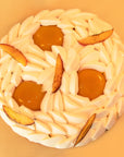 Tarte pêche à partager