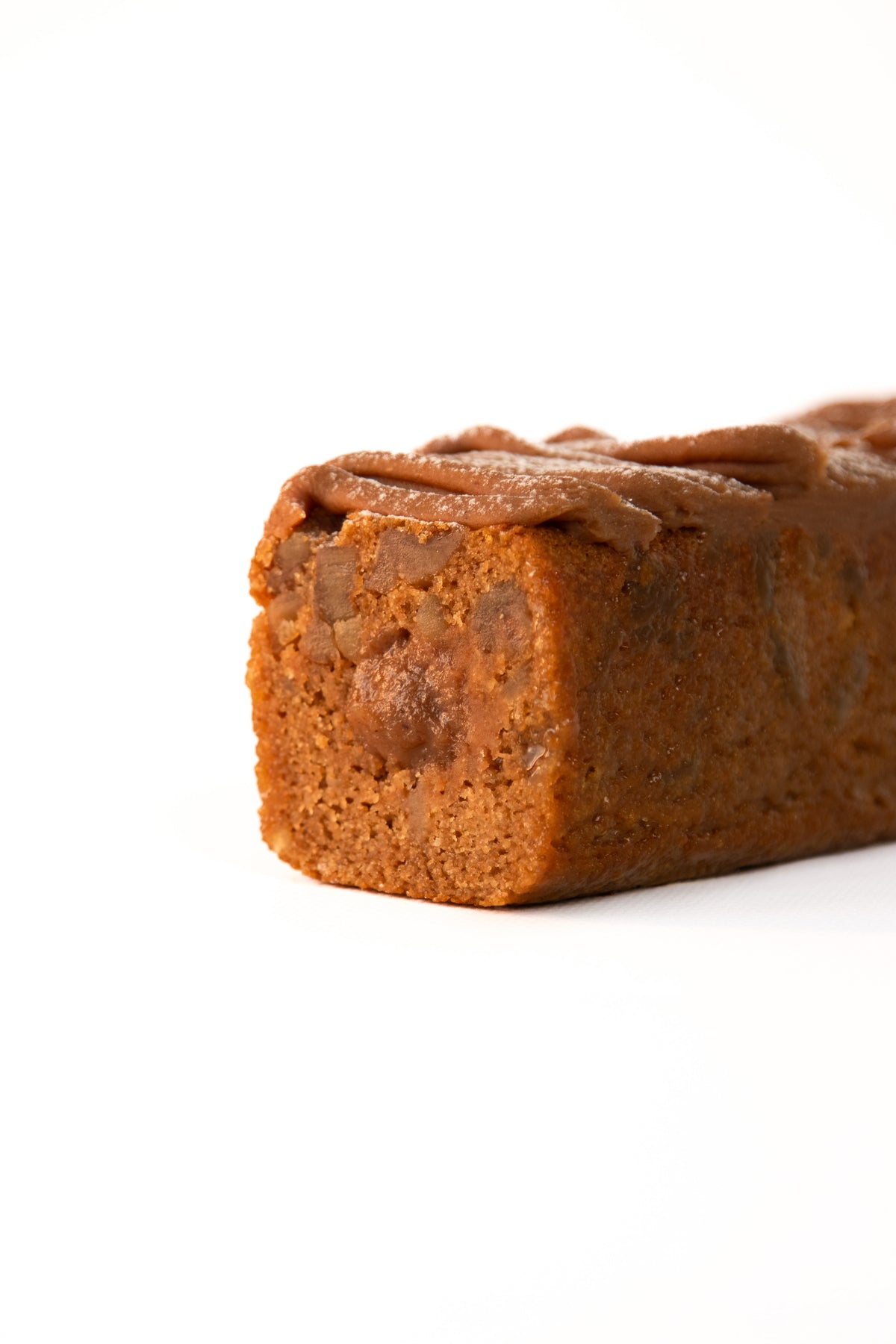 Biscuit de voyage au marron vue rapprochée