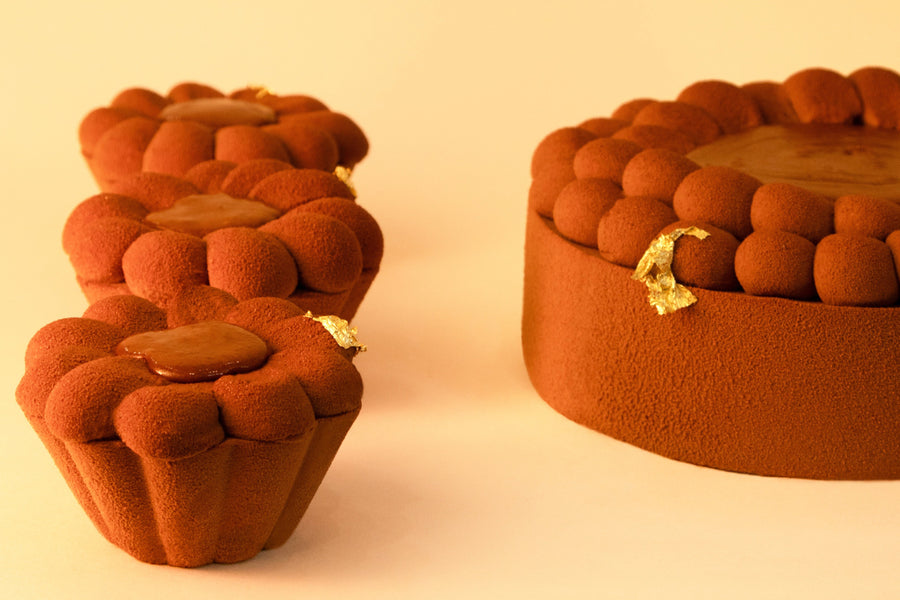 Entremets chocolat praliné