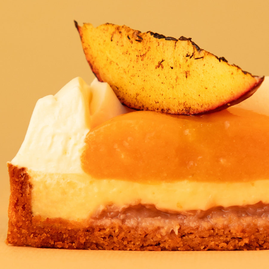Tarte pêche à partager