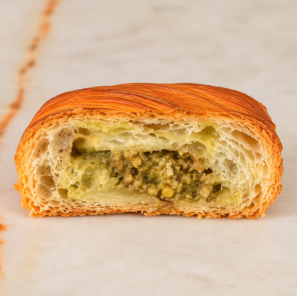 Flaky brioche spread