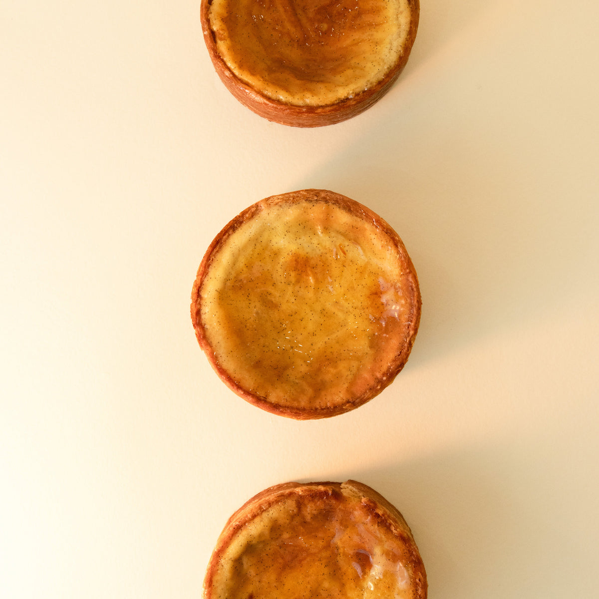 Flan vanille individuel présentation