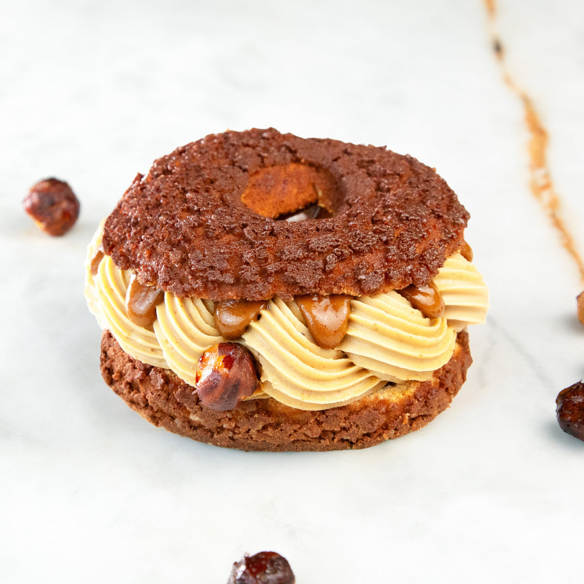 Paris-Brest chocolat praliné individuel - Philippe Conticini
