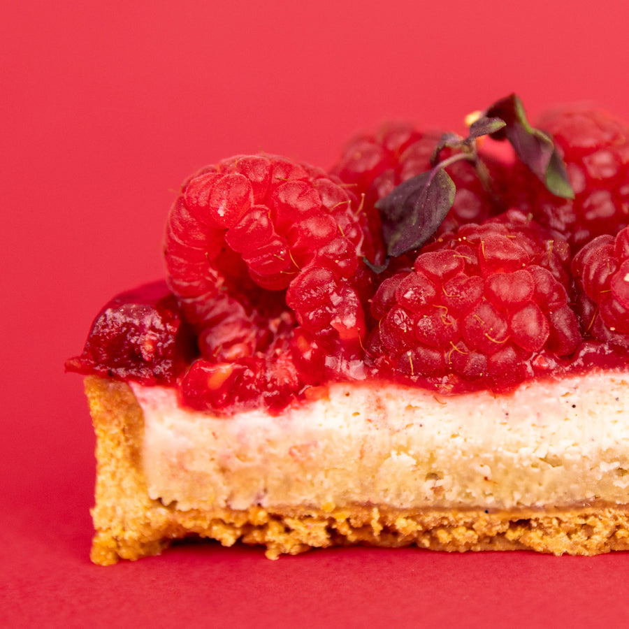 Tarte framboise à partager