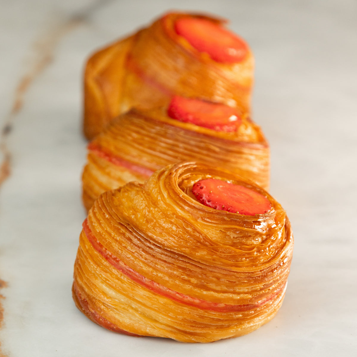 Flaky brioche spread
