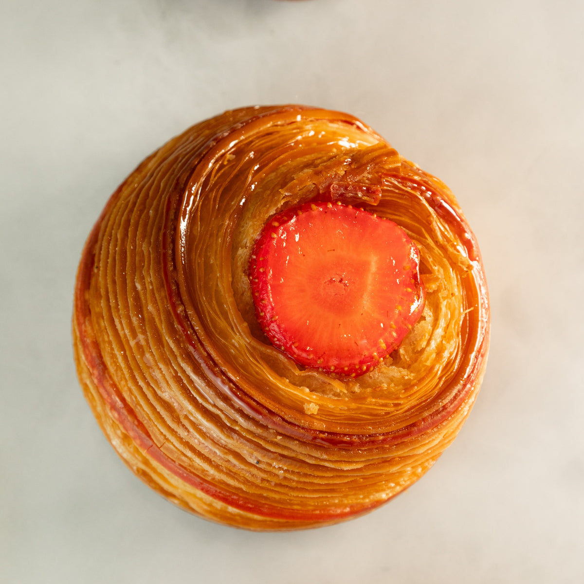 Flaky brioche spread