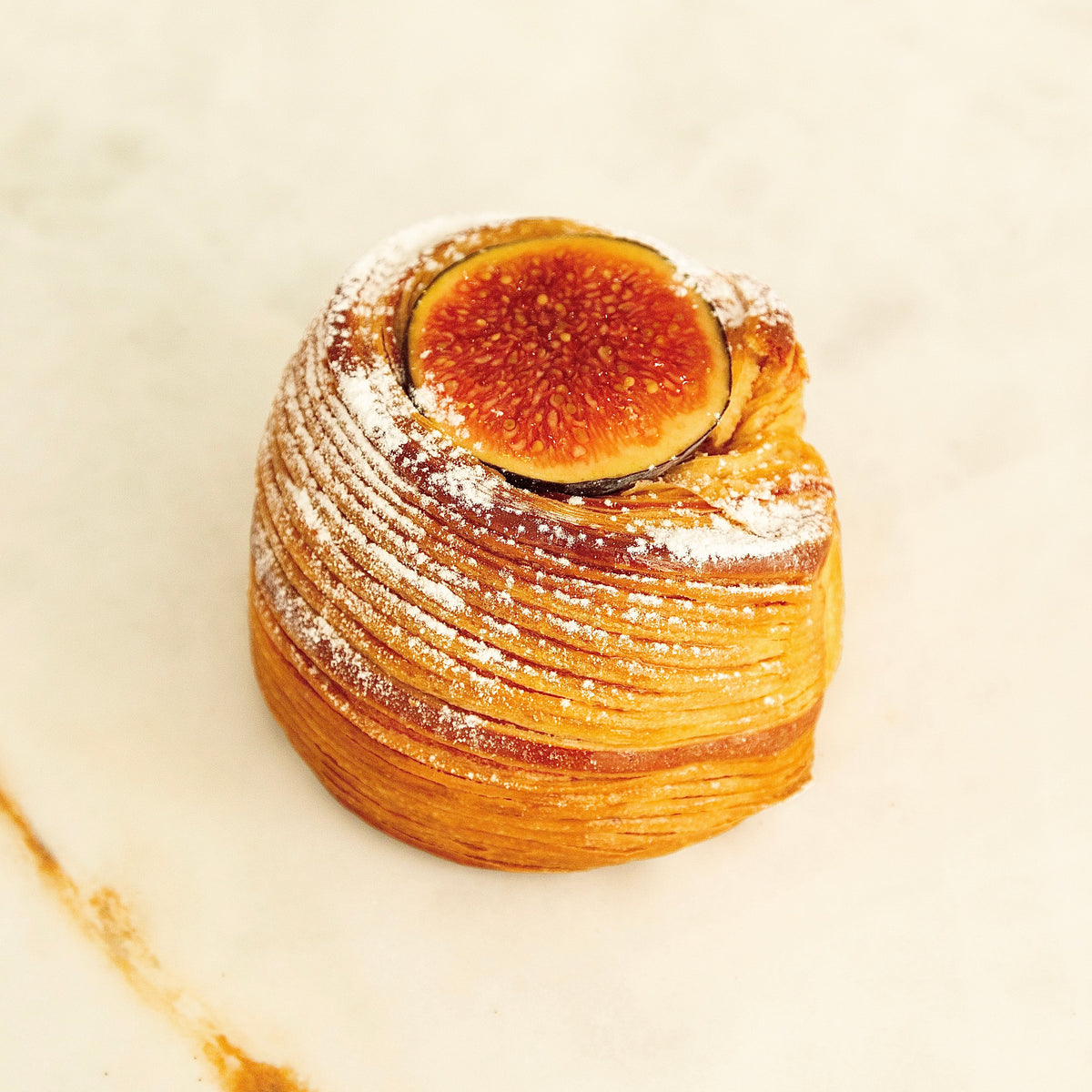 Flaky brioche spread