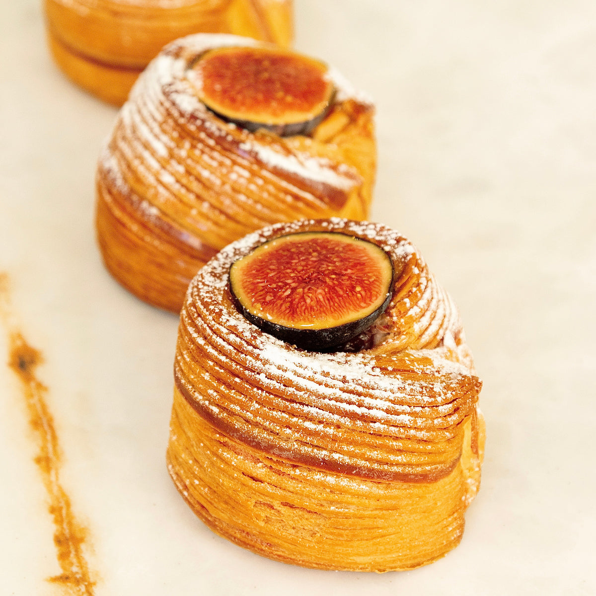 Flaky brioche spread