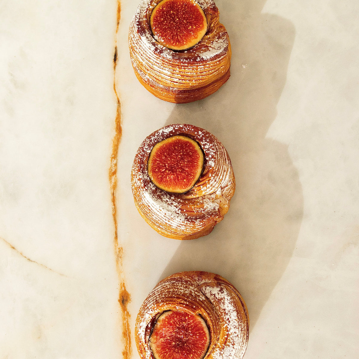 Flaky brioche spread
