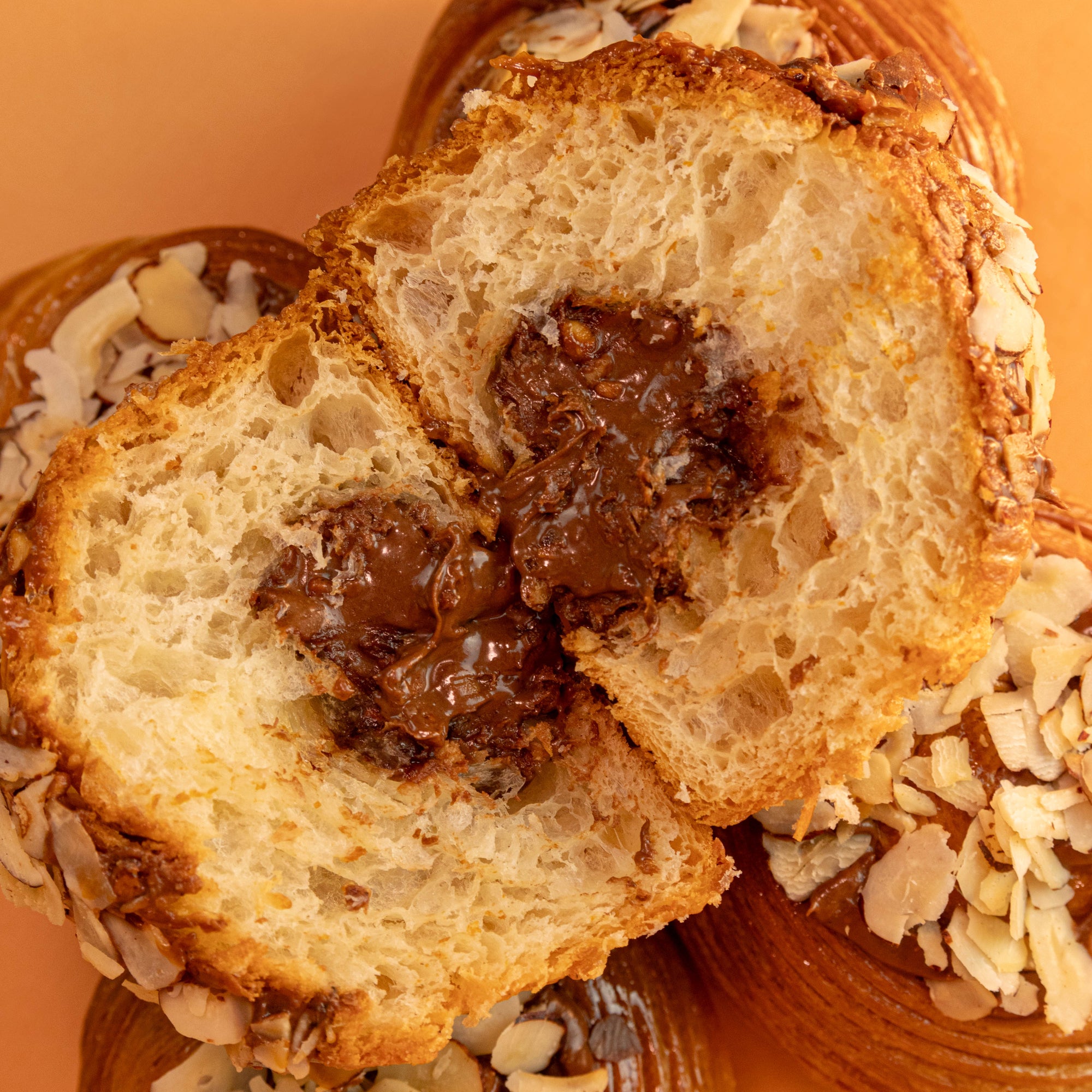 Brioche feuilletée pâte à tartiner