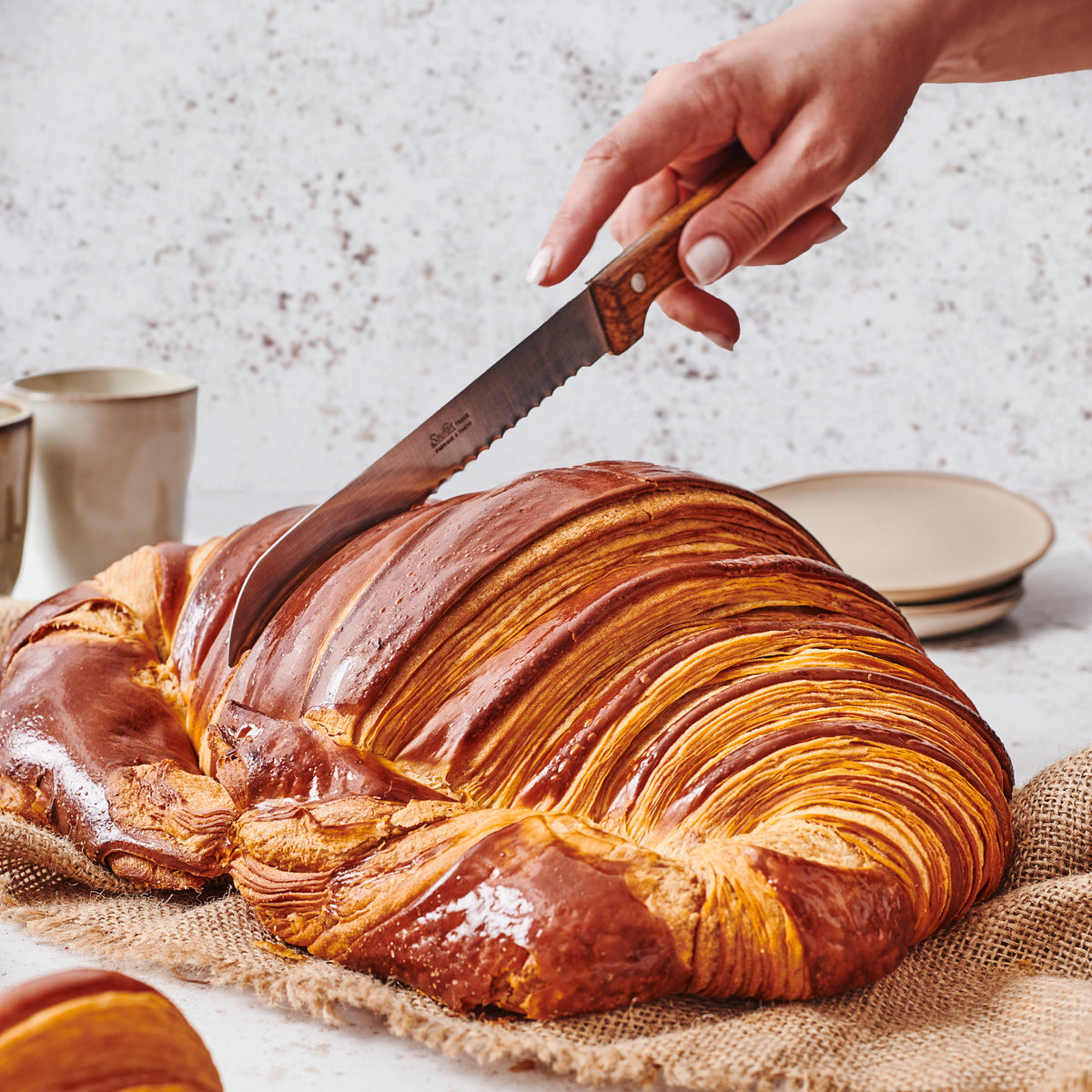 Croissant Gourmand XXL gros plan